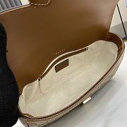 Fortok Gucci Horsebit 1955 Brown 22. x 12.5 x 5.5 cm - 5
