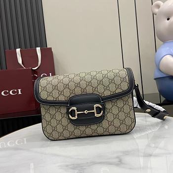 Fortok Gucci Horsebit 1955 Black 26 x 17.5 x 10 cm