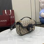 Fortok Gucci Horsebit 1955 Black 22. x 12.5 x 5.5 cm - 5