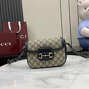 Fortok Gucci Horsebit 1955 Black 20 x 14.5 x 5 cm  - 1