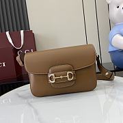 Gucci Horsebit 1955 Soft shoulder bag Brown 26 x 17.5 x 10 cm - 1