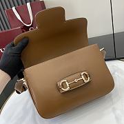 Gucci Horsebit 1955 Soft shoulder bag Brown 26 x 17.5 x 10 cm - 3