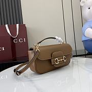 Gucci Horsebit 1955 Soft shoulder bag Brown 22.5 x 12.5 x 5.5 cm - 6