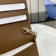 Fortok GUCCI Horsebit 1955 Wallet With Chain Brown 19 x 10 x 4 cm - 2