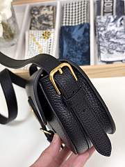 Fortok Dior Bobby East-West Bag Grained Calfskin Black 21*5*12cm - 3