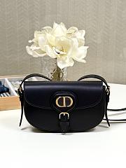 Fortok Dior Bobby East-West Bag Grained Calfskin Black 17.5*11*3.5cm - 1