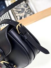 Fortok Dior Bobby East-West Bag Grained Calfskin Black 17.5*11*3.5cm - 5