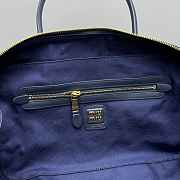 Fortok Miu Miu Beau corduroy top-handle bag Navy Blue 35 x 12cm x 22cm - 3