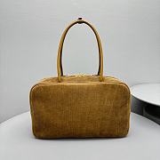Fortok Miu Miu Beau corduroy top-handle bag Cinnamon 35 x 12cm x 22cm - 5