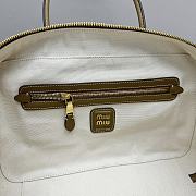 Fortok Miu Miu Beau corduroy top-handle bag Cinnamon 35 x 12cm x 22cm - 2