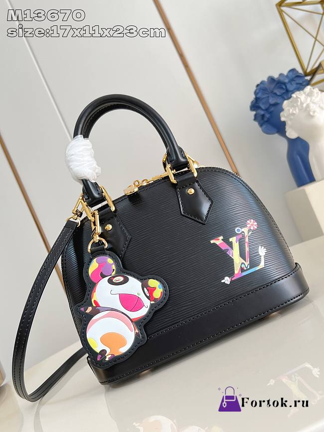 Fortok Louis Vuitton x TM Alma BB Black M13670 17 x 11 x 23 cm - 1