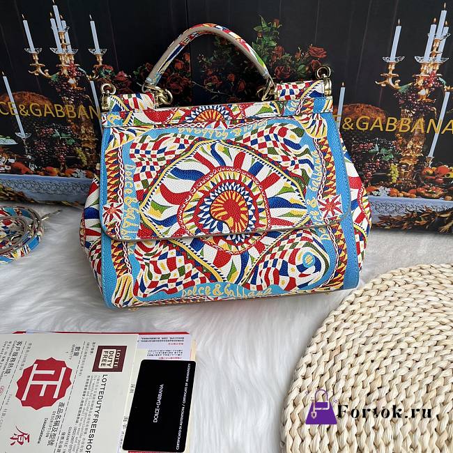 Fortok Dolce & Gabbana Sicily Mambo Bag 25X20X12 cm - 1