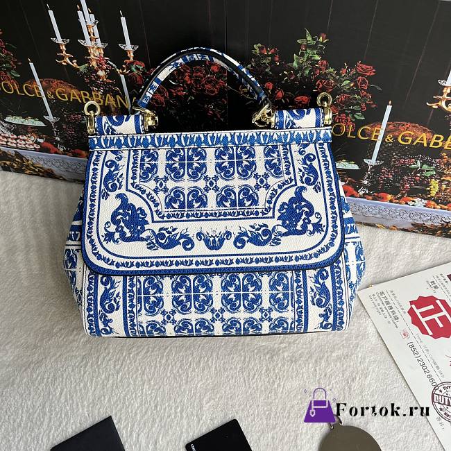 Fortok Dolce & Gabbana Sicily Majolica Bag 25X20X12cm - 1