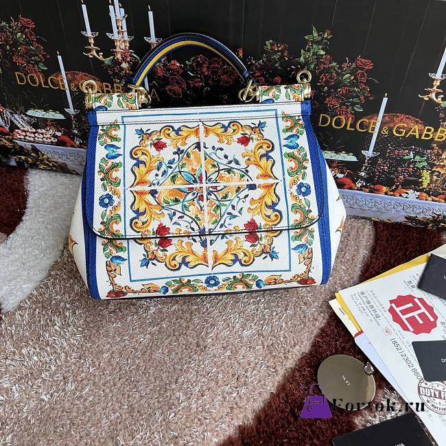 Fortok Dolce & Gabbana Sicily Majolica Bag 02 25X20X12 cm - 1