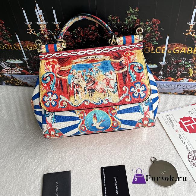 Fortok Dolce & Gabbana Sicily Puppet Bag 25X20X12 cm - 1