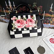 Fortok Dolce & Gabbana Sicily Rose Print Bag 25X20X12 cm - 1