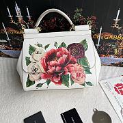 Fortok Dolce & Gabbana Sicily Floral Print Bag 25X20X12 cm - 1