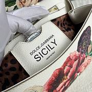 Fortok Dolce & Gabbana Sicily Floral Print Bag 25X20X12 cm - 3