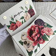 Fortok Dolce & Gabbana Sicily Floral Print Bag 25X20X12 cm - 2