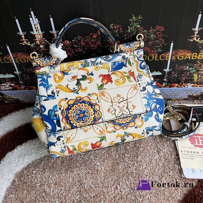 Fortok Dolce & Gabbana Sicily Majolica Bag 25X20X12 cm - 1