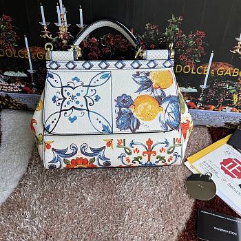 Fortok Dolce & Gabbana Sicily Majolica Print Bag 25X20X12 cm