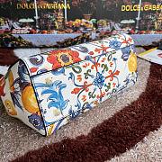 Fortok Dolce & Gabbana Sicily Majolica Print Bag 25X20X12 cm - 2