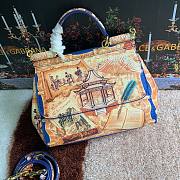 Fortok Dolce & Gabbana Sicily China Print Bag 25X20X12 cm - 1
