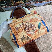 Fortok Dolce & Gabbana Sicily China Print Bag 25X20X12 cm - 4