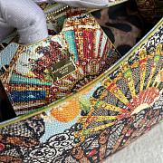 Fortok Dolce & Gabbana Sicily Fan Print Bag 25X20X12cm - 6