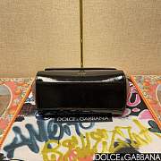 Fortok Dolce & Gabbana Sicily Bag in Black Patent Leather 20x16x8cm - 4