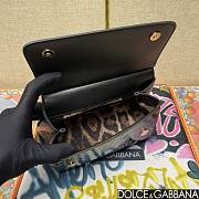 Fortok Dolce & Gabbana Sicily Bag in Black Patent Leather 20x16x8cm - 3