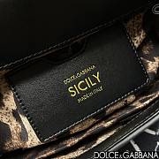 Fortok Dolce & Gabbana Sicily Bag in Black Patent Leather 20x16x8cm - 6