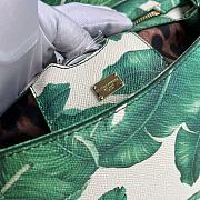 Fortok Dolce & Gabbana Miss Sicily Banana Leaf Print Bag 25X20X12cm - 3