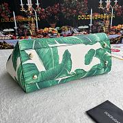Fortok Dolce & Gabbana Miss Sicily Banana Leaf Print Bag 25X20X12cm - 4