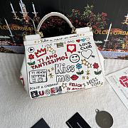 Fortok Dolce & Gabbana Sicily Graffiti Print Bag 25X20X12cm - 4