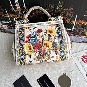 Fortok Dolce & Gabbana Sicily Floral Print Bag 25X20X 12cm - 1