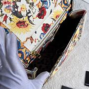 Fortok Dolce & Gabbana Sicily Floral Print Bag 25X20X 12cm - 4