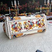 Fortok Dolce & Gabbana Sicily Floral Print Bag 25X20X 12cm - 2