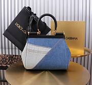 Fortok Dolce & Gabbana Sicily Denim Bag 20x16x8cm  - 4