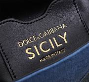 Fortok Dolce & Gabbana Sicily Denim Bag 20x16x8cm  - 3