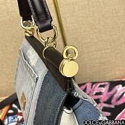 Fortok Dolce & Gabbana Sicily Denim Bag 25x20x12cm  - 3