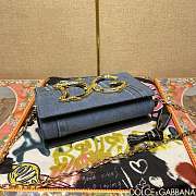 Fortok Dolce and Gabbana Dg Girls Bag In Denim Blue 23*17*6.5cm - 6