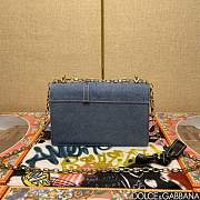 Fortok Dolce and Gabbana Dg Girls Bag In Denim Blue 23*17*6.5cm - 4