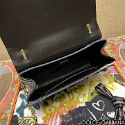 Fortok Dolce and Gabbana Dg Girls Bag In Patchwork Denim Blue 23*17*6.5cm - 2