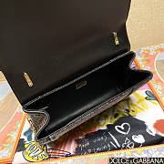 Fortok Dolce and Gabbana Dg Girls Bag In Patchwork Denim Black 23*17*6.5cm - 3