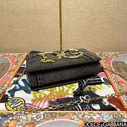 Fortok Dolce and Gabbana Dg Girls Bag In Patchwork Denim Black 23*17*6.5cm - 4