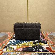 Fortok Dolce and Gabbana Dg Girls Bag In Patchwork Denim Black 23*17*6.5cm - 5