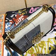 Fortok Dolce & Gabbana Devotion Patchwork Denim Bag 21*5*13.5cm - 6