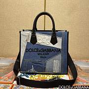 Fortok Dolce & Gabbana Denim Tote Bag 31*27*15cm - 1