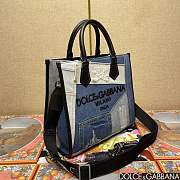 Fortok Dolce & Gabbana Denim Tote Bag 31*27*15cm - 4